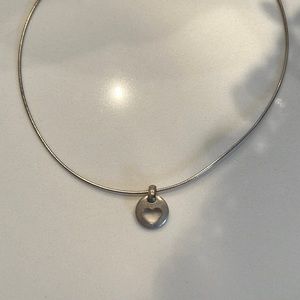 Tiffany & Co open heart necklace